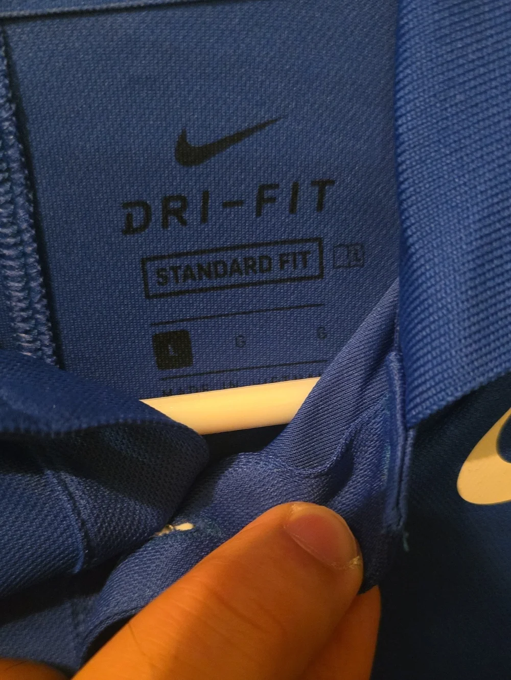 Nike Boy's Dri-FIT Blue Polo Shirt